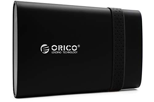 Orico 500GB USB 3.0 tragbare Externe Festplatte 2,5 Zoll 2538U3 Portable HDD Geschenk zu Weihnachten für Fotos smart TV PC Laptop Computer ps4 ps5 Xbox kompatibel mit Windows Mac OS Linux - schwarz von ORICO