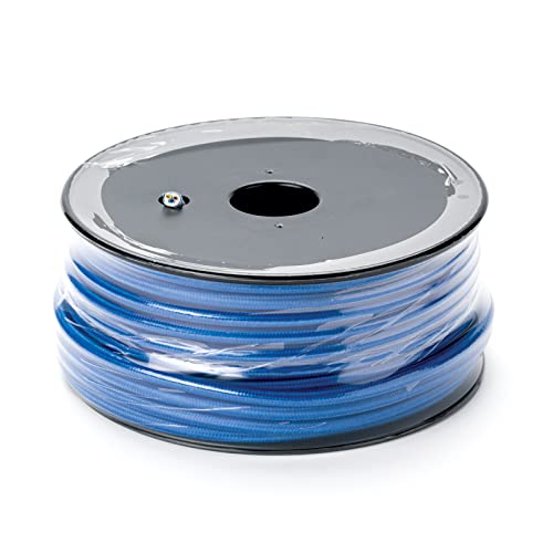 Kabelrolle 30 Meter Blau, Textil, 3-adrig (3x0,75 mm²) mit Erdleiter von ORION LIGHTSTYLE