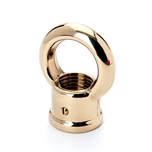 Ringnippel aus Messing für Gewinde 13mm Befestigung Luster 1/4 M13x1 von ORION LIGHTSTYLE