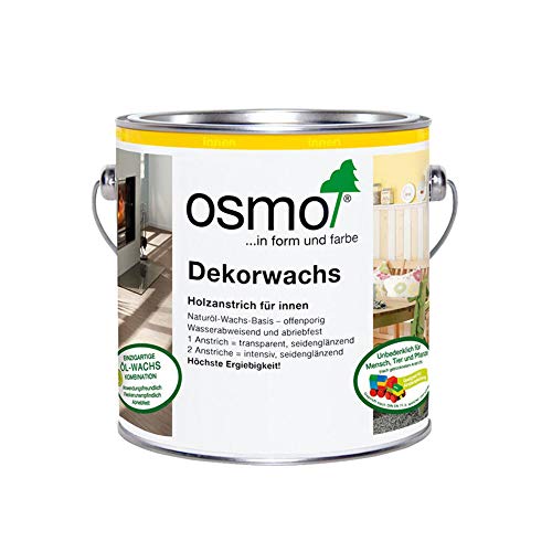OSMO Dekorwachs Transparent 2,5 Liter Weiß 3111 von OSMO
