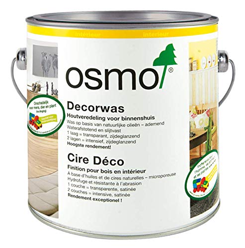 Osmo Decorwas Transparant 3103 Eiken licht 0,125 liter 3103 Eiken licht Wash- effect voor meubel, keuken of deur von OSMO