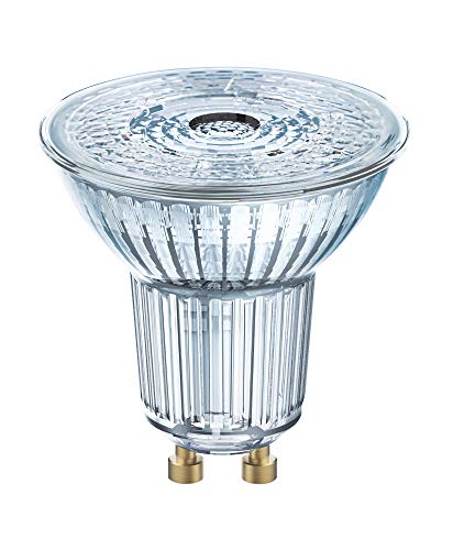 OSRAM PAR16 LED Reflektorlampe mit GU10 Sockel, Kaltweiss (4000K), Glas Spot, 4.3W, Ersatz für 50W-Reflektorlampe, LED STAR PAR16 von Osram