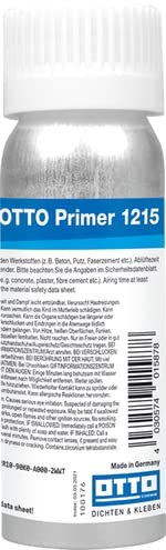 OTTO Primer 1215 Silikon-Primer für saugende Untergründe 250 ml Alu Flasche von Otto Chemie
