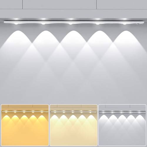 OUILA 55cm Küchenbeleuchtung Schrankbeleuchtung LED mit Bewegungsmelder von OUILA
