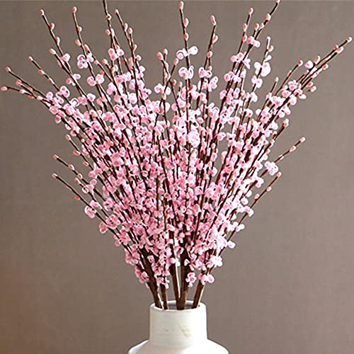 Künstlicher Jasmin-Blumenstrauß, 75,1 cm langer Stiel, für Hotel, Zuhause, Büro, Küche, Schlafzimmer, Hochzeit, Party, DIY-Dekoration, Hellrosa, 10 Stück von OUKEYI