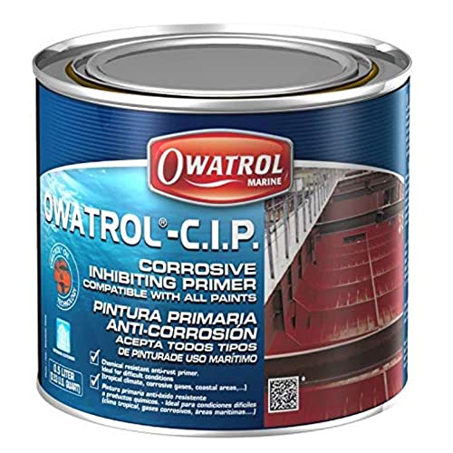 OWATROL MARINE C.I.P. 0,75 Liter Spezialprimer für rostige und Metall-Untergründe (0,75 Liter) von OWATROL