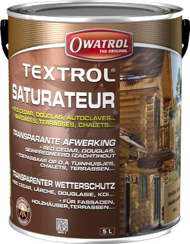 Owatrol Textrol Outdoor Wood Stain for soft 5 L Colourless by OWatrol von OWATROL