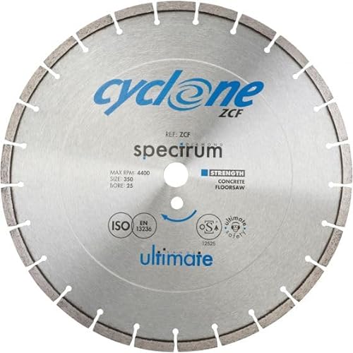 Ultimate Cyclone Floorsaw Blade - Concrete - 350/25.4mm von OX Tools