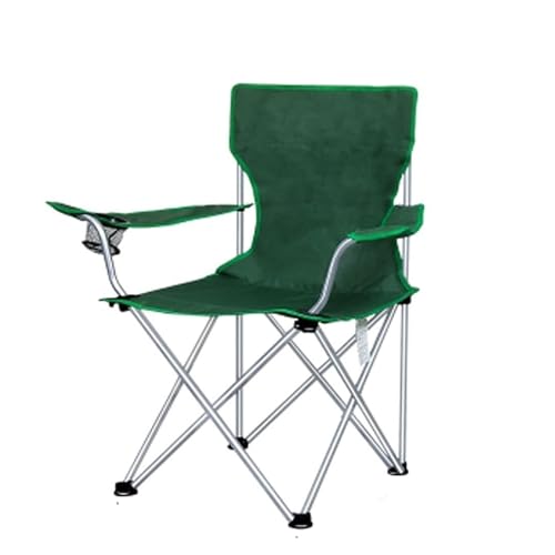 OXOAMP Stühle Ultraleichter Campingstuhl, kompakter Klappstuhl mit Getränkehalter-Armlehnen und Tragetasche, strapazierfähig, 220 Pfund Tragkraft Picknick (Color : I) von OXOAMP