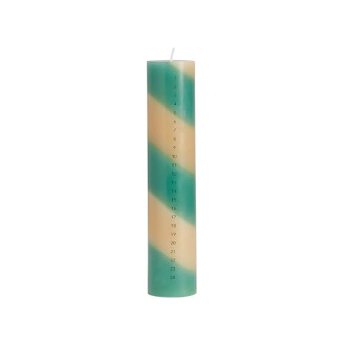 OYOY LIVING - Christmas Calendar Candle - Clay/Pale Mint (L300616) von OYOY LIVING