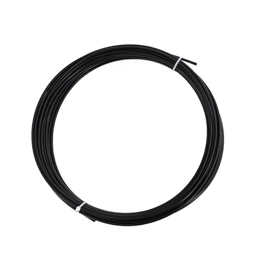 20 m/30 m/50 m, schwarzes PVC-beschichtetes Kunststoff-Drahtseil aus Edelstahl 304, flexibles weiches Kabel, Wäscheleine, Durchmesser 0,8/1/1,5/2/2/3/4 mm (Size : 5mm after coating, Color : 30M) von OZGZQ