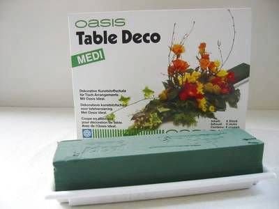 OASIS Table Deco Medi, 25x9cm, 4 Stück von Oasis