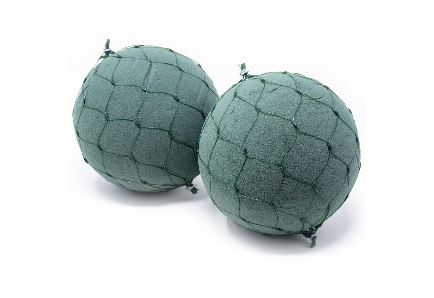 Oasis Schaumgummi 2er Pack OASIS® IDEAL Kugel im Netz, grün - Durchmesser 16 cm von Oasis