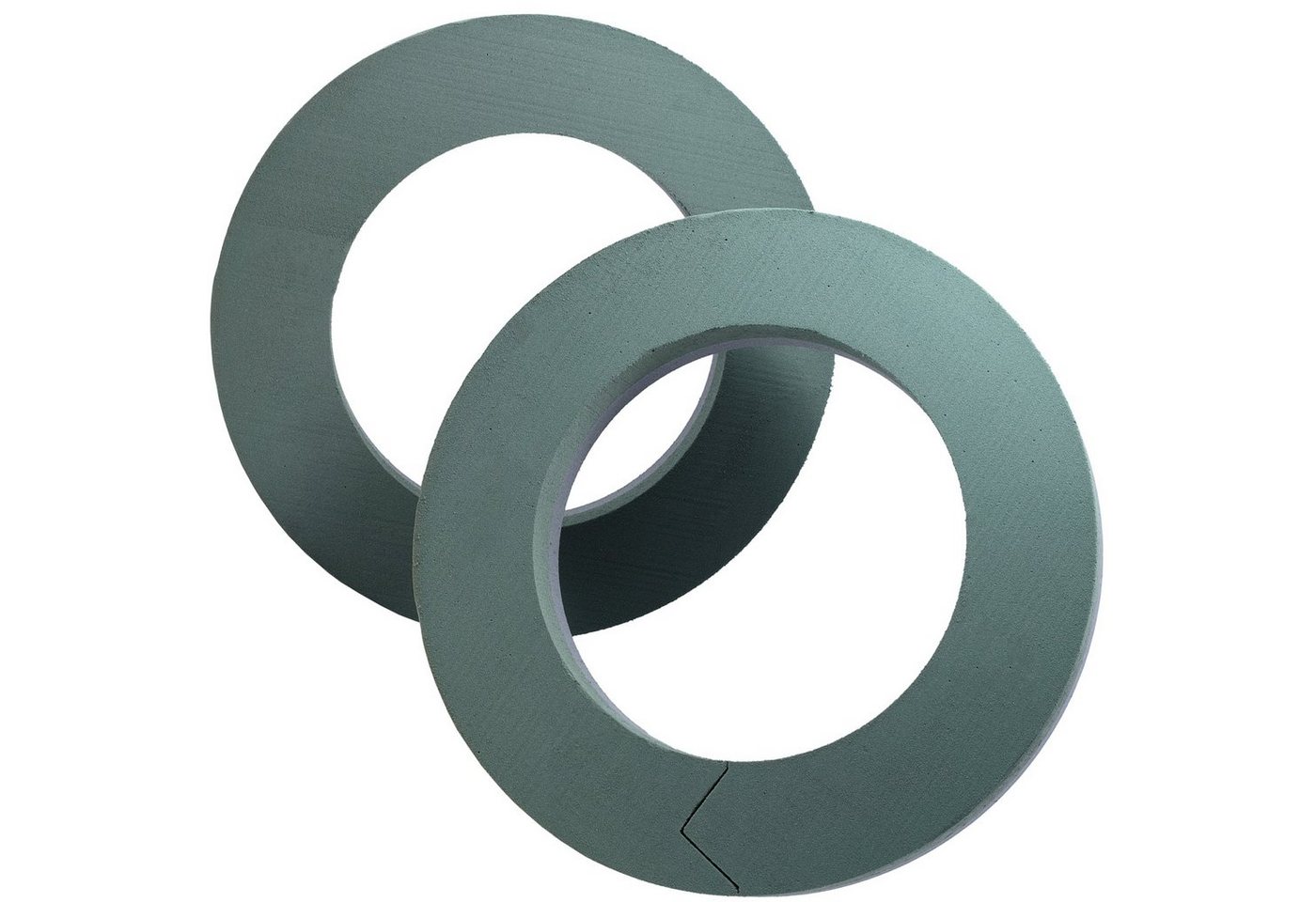 Oasis Schaumgummi FOAM FRAMES® Ring - 6 x 40cm Ø - innen: 25cm Ø - 2 St. von Oasis