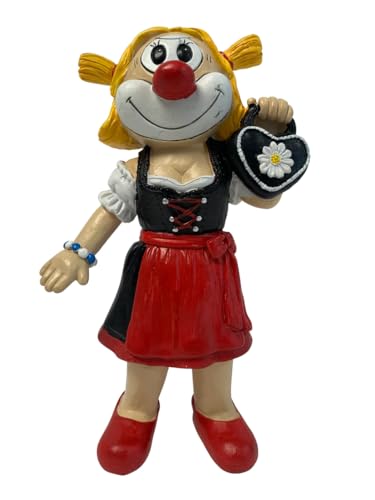 Oberle die Schmitzens' - Clown - die Zenzi Schmitz mit Dascherl Karneval handbemalt Sammlerstück 35069 von Oberle