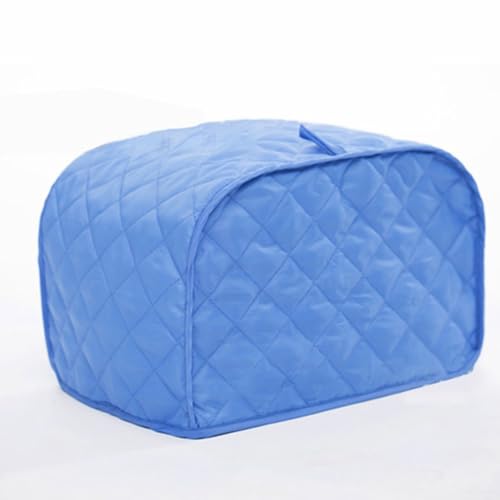 Staubfreie Toaster-Abdeckung, Polyestergewebe, geeignet für Standard 2/4-Scheiben-Toaster (Blau S) von Oceanlend