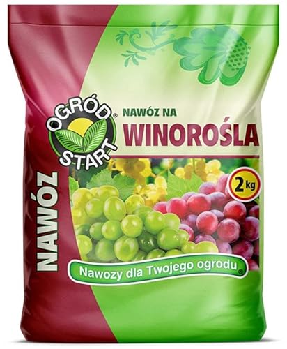 Dünger Weinreben NPK Weinstock Trauben Himbeeren Brombeeren Stachelbeeren 2kg von Ogród Start