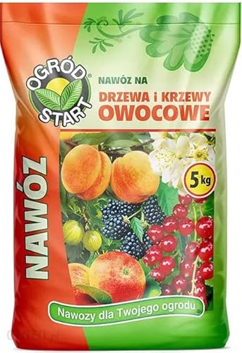 Dünger für Obstbäume Und Ibststräucher NPK Mineraldünger Fruchtbüsche 5kg von Ogród Start
