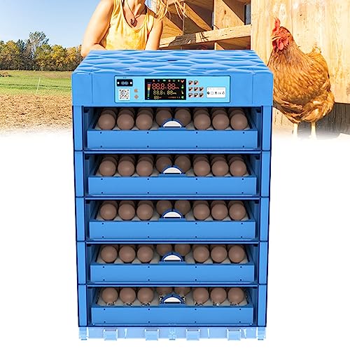 Digitaler automatischer Hatcher, Eierkubator mit automatischer Drehfunktion und Temperaturregelung, Heimkubatoren für Hühner Enten Eier, Gänseeier,320 von Oiyekntd