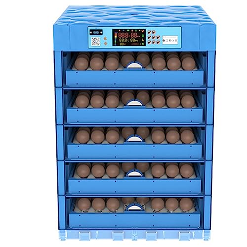 Oiyekntd Ei Inkubator, 64/128/192/256/320 Eier Inkubator mit automatischem Ei -Drehwasser erfüllen, Feuchtigkeitskontrolltemperatur Inkubatoren zum Schlüpfen von Hühnerente Entengans Vögel Eier,320 von Oiyekntd