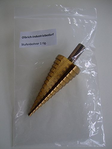Olbrich-Industriebedarf Stufenbohrer 4-32 mm HSS-TIN 1 tlg. Konusbohrer Kegelbohrer von Olbrich-Industriebedarf