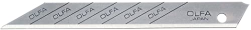 OLFA SAB-10 - Packung mit 10 schneidbaren Klingen 9 mm Schnittwinkel 30º Silber von Olfa