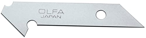 OLFA PB-450 - Pack de 5 cuchillas para plástico 8x0,55 mm plateadas von Olfa