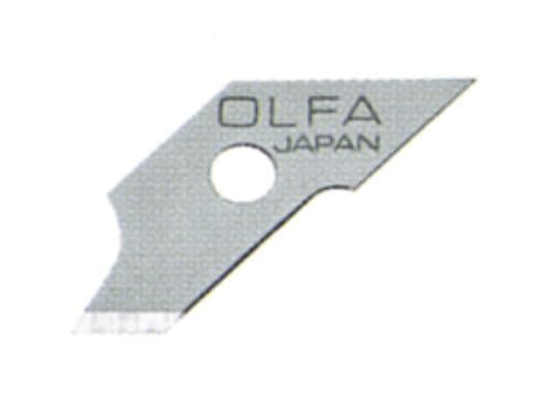 OLFA COB-1 - Packung mit 15 Zirkelmessern 5x14x0,5 mm versilbert von Olfa