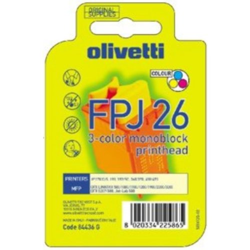 Olivetti (FPJ 26 / 84436) - original - Tintenpatrone (cyan, magenta, gelb) - 150 Seiten von Olivetti
