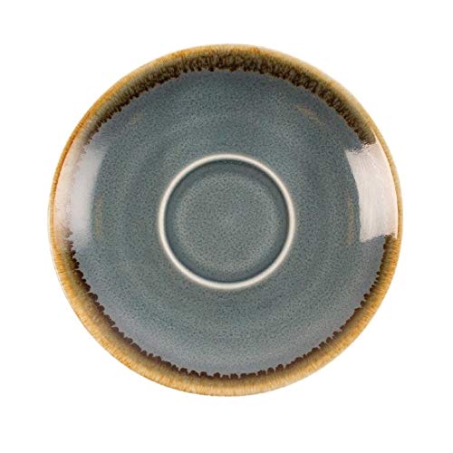 Olympia Kiln Espressountertasse – Ozeanblau (Ocean) – Porzellan – 115 mm – 6 Stück von Olympia
