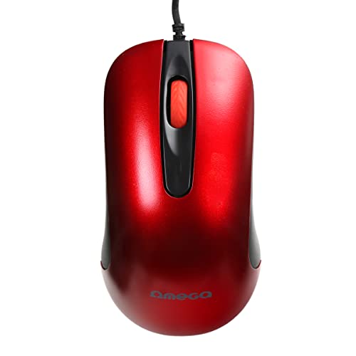 Omega Mouse OM-520 1000DPI RED von Omega