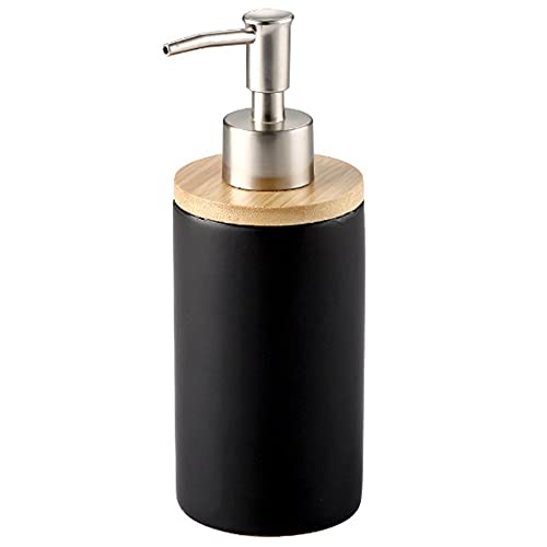 OnePine 400ml Keramik Seifenspender, Nordischer Stil, Lotionspender Soap Dispenser für Küche and Badezimmer von OnePine