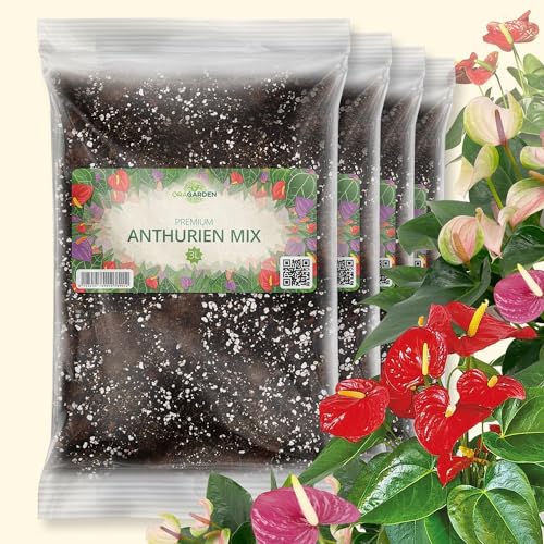 OraGarden Anthurien Erde Blumenerde für Anthurium Premium Qualität (12L) von OraGarden
