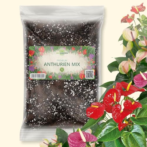 OraGarden Anthurien Erde Blumenerde für Anthurium Premium Qualität (3L) von OraGarden