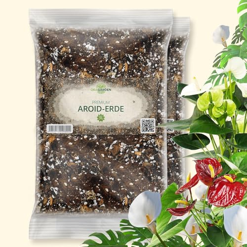 OraGarden Aroiden Erde Blumenerde für Monstera, Philodendron Premium Qualität (6L) von OraGarden