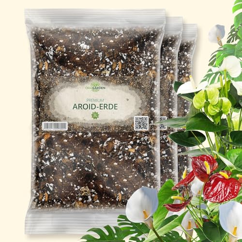 OraGarden Aroiden Erde Blumenerde für Monstera, Philodendron Premium Qualität (9L) von OraGarden
