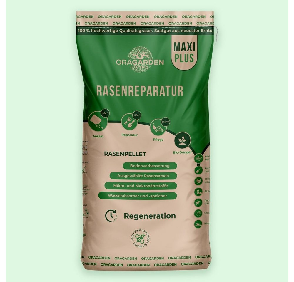 OraGarden Spezialerde OraGarden Rasenpellets Regeneration Maxi Plus, (Packung) von OraGarden