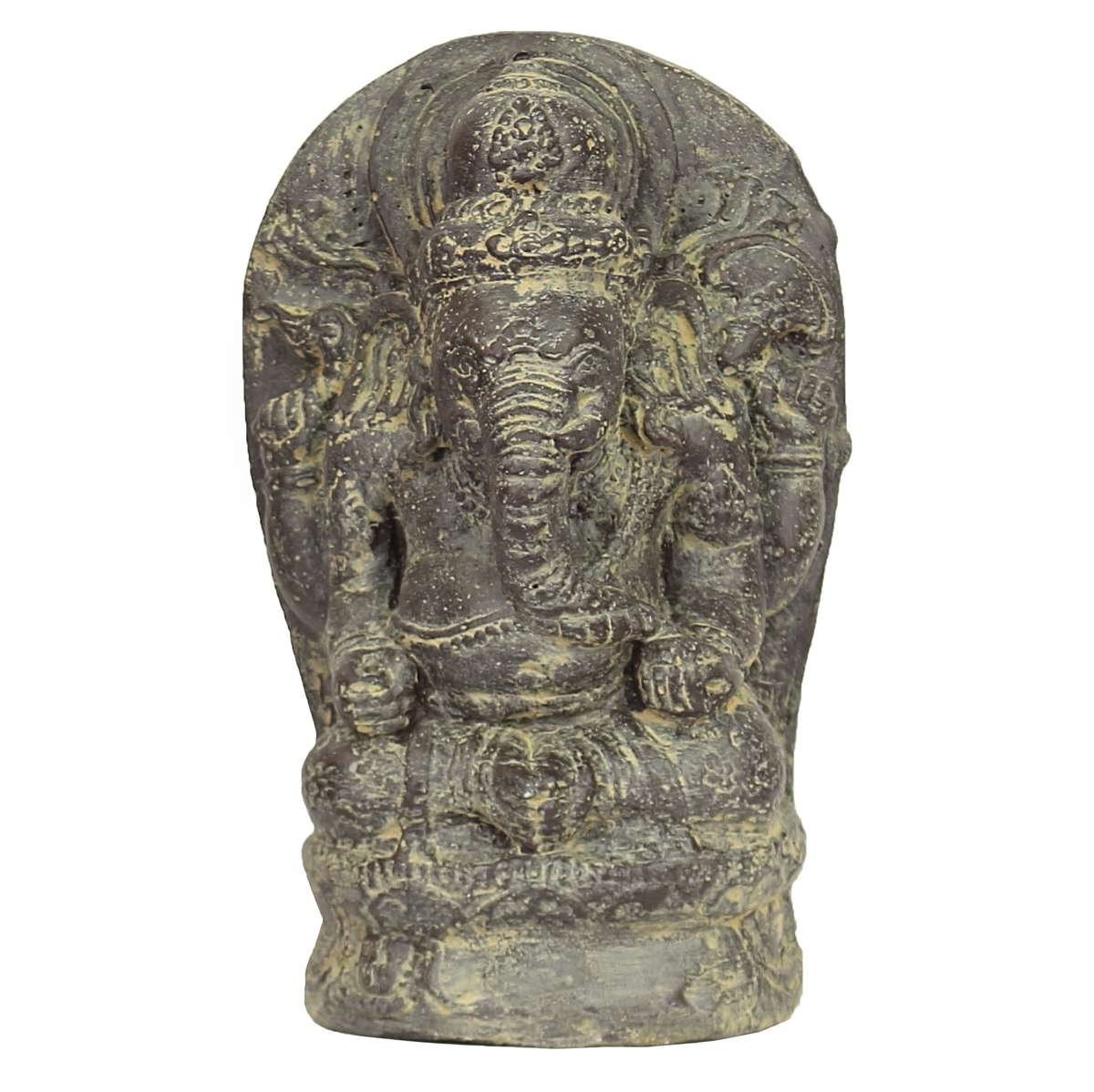 Oriental Galerie Dekofigur Ganesha Gartenfigur aus Steinguss ca. 27 cm (1 St) von Oriental Galerie