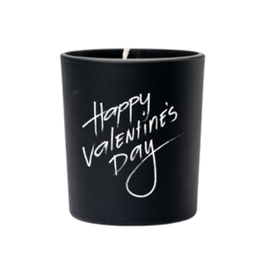 Original Soy Wax Valentinstag-Duftkerzen Happy Valentines Schwarz Duft: Harmony Soja-Kerzen Valentinstag Romantisches Geschenk Candle Kerzen aus 100% Vegan Sojawachs Duftkerzen im Glas Valentine's Day von Original Soy Wax