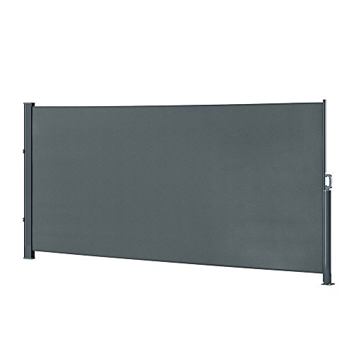 OK-Living Seitenmarkise ALU, Anthrazit, 350 x 160 cm von Oskar-Store