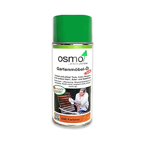 OSMO Gartenmöbel-Öl Spray 008 Farblos 400ml von Osmo Holz und Color GmbH&Co.KG