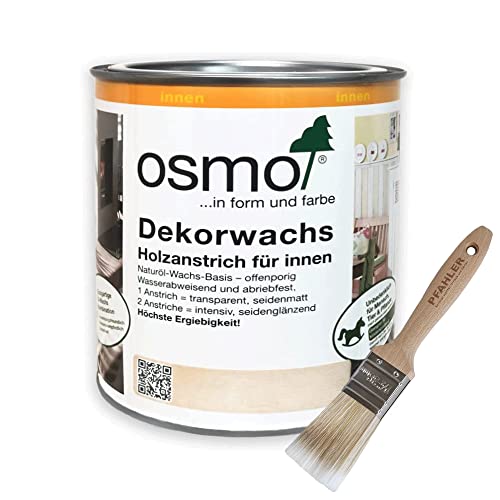 Osmo Holz und Color &Co.KG Dekorwachs Transparent 0,75 l (Birke 3136) von Osmo Holz und Color GmbH&Co.KG