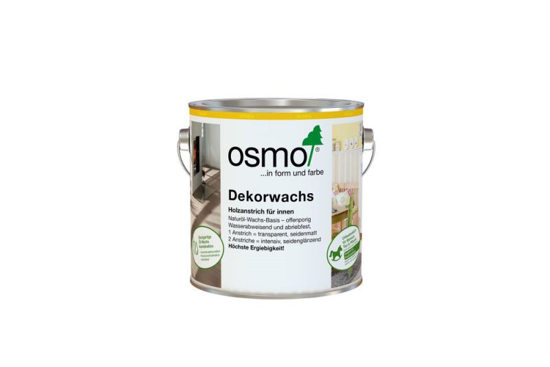 Osmo Dekorwachs Transparent Nussbaum 2,50 l - 10100083 von Osmo