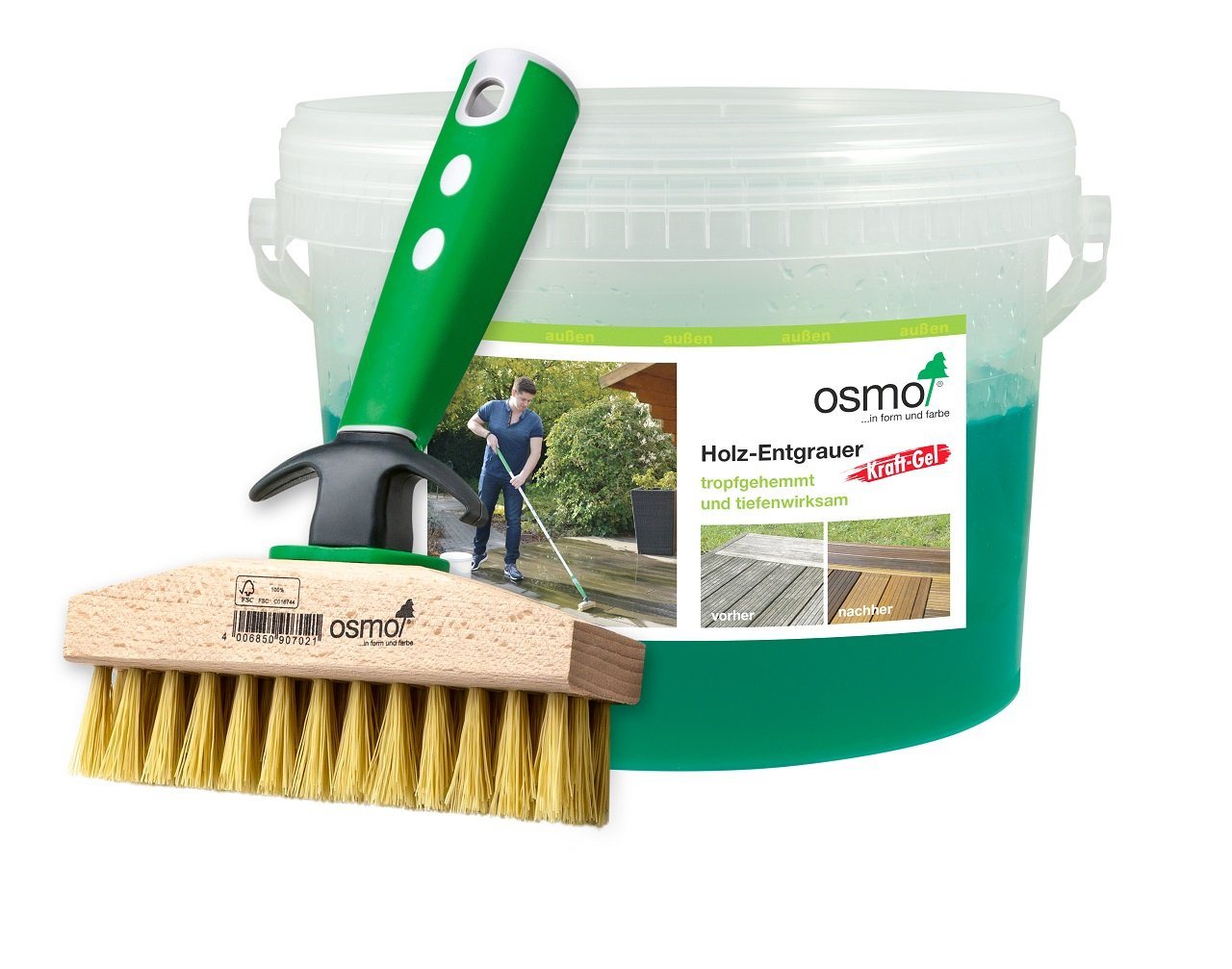 Osmo Holzöl OSMO 6609 Holz Entgrauer Kraftgel 2,5 Ltr von Osmo