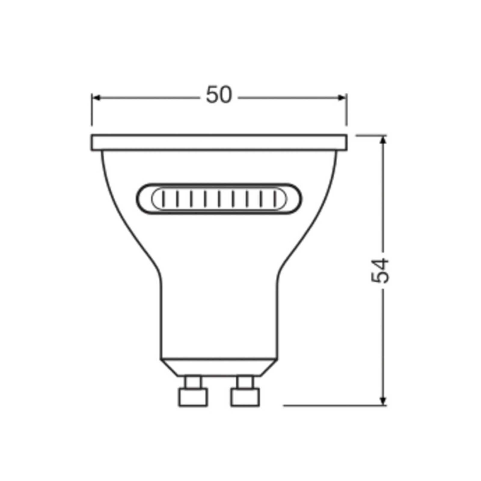 OSRAM LED-Reflektor GU10, PAR16, CCT, 4,2 W, 36°, 400 lm von Osram