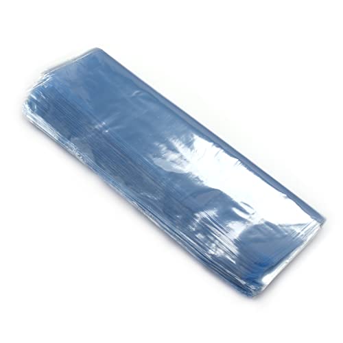 Othmro 100 Stück Schrumpffolienbeutel, 26 x 36 cm, hellblaue PVC-Schrumpfverpackung, industrielle Verpackung, Versiegelungsbeutel, zum Verpacken von Seife, Badekugeln, Kerzen, kleine Geschenke, DIY von Othmro