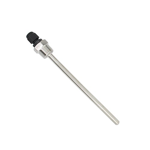 1/2 Zoll - tauchhülse 1/2 edelstahl Eintauchen von 30mm 50mm 100mm 200mm 300mm 400mm 500mm - Immersion well thermowell thermopocket für Thermoelement (300mm) von Otomatico