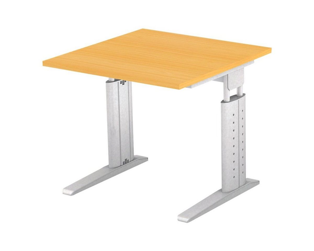 Otto Office Premium Schreibtisch Otto Office Line III, quadratisch, höhenverstellbar 68-86 cm, C-Fuß von Otto Office Premium