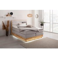 OTTO products Boxspringbett, LED-Beleuchtung, mit zertifizierten, recycelten Bezugsstoffen von Otto Products