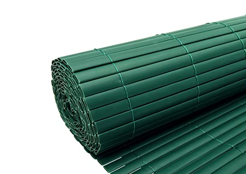 UV-stabile PVC Sichtschutzmatte 300x150 cm | Witterungsbeständig & Schnelltrocknend | Grün | Für Balkon & Garten von Outgarden